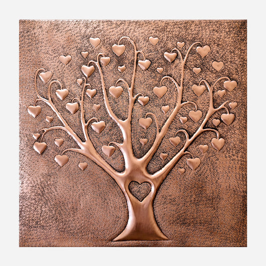 Love Tree Copper Wall Art - Natuross