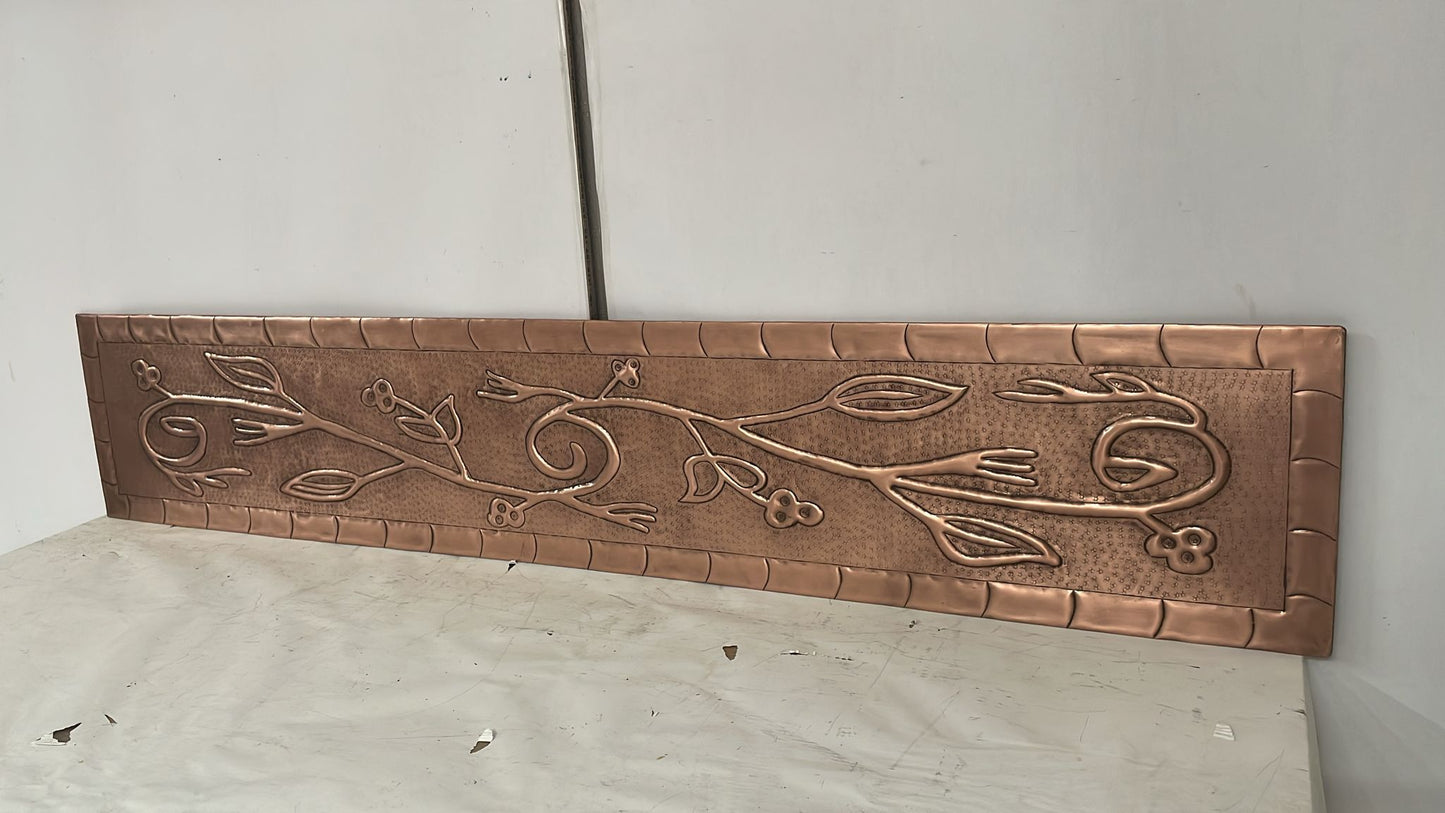 Copper Kitchen Island Panels — Handmade Decorative Copper Inserts - Natuross