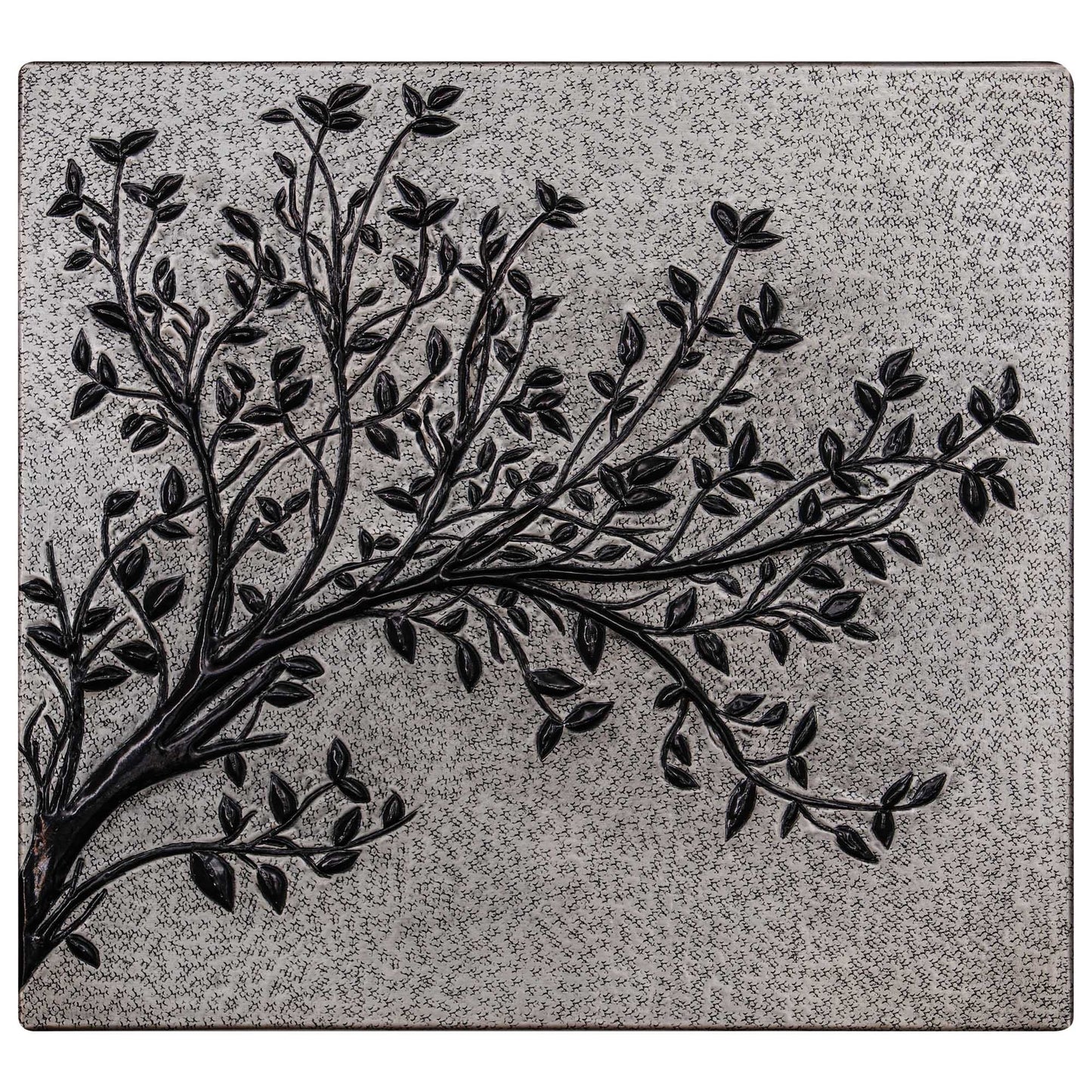 Gray & Black Copper Tree Branches Backsplash | Modern Copper Kitchen Backsplash Panel - Natuross