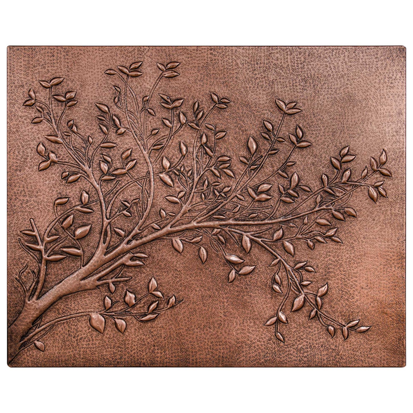 Copper Tree Branches Backsplash | Handmade Rustic Copper Kitchen Wall Art - Natuross