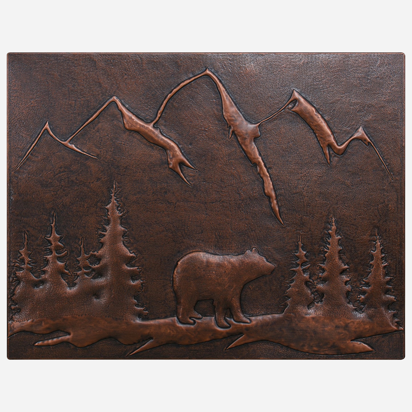 Brown Bear Copper Backsplash