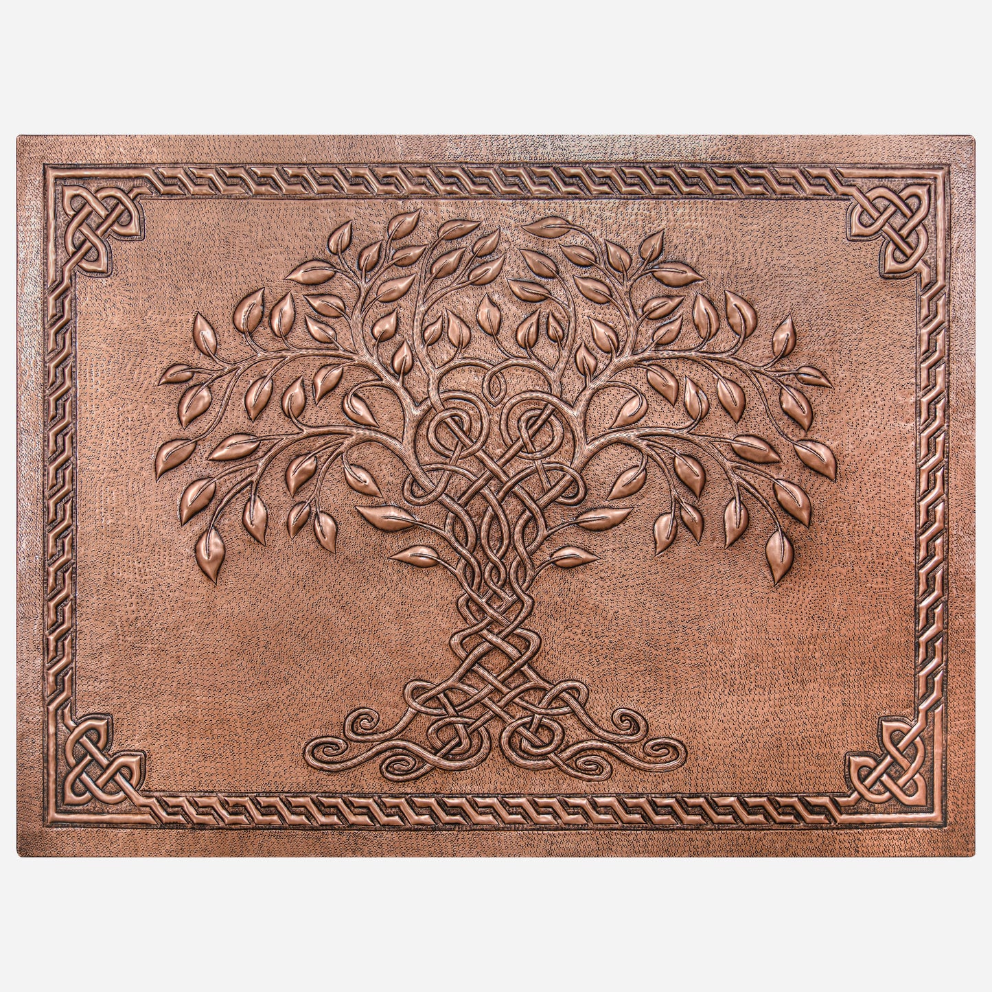 Copper Tree of Life Backsplash | Handmade Copper Kitchen Wall Art