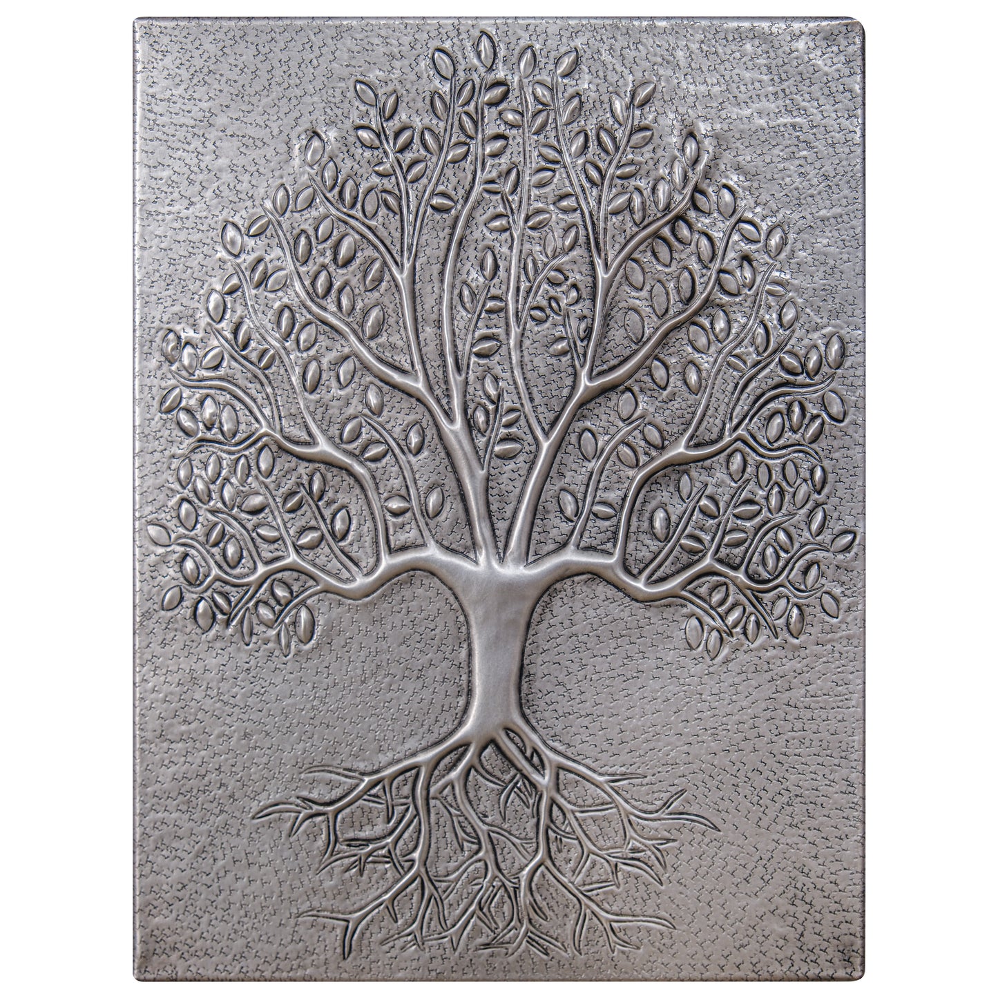 Gray Tree With Roots Copper Backsplash | Metallic Handmade Copper Kitchen Backsplash Panel - Natuross