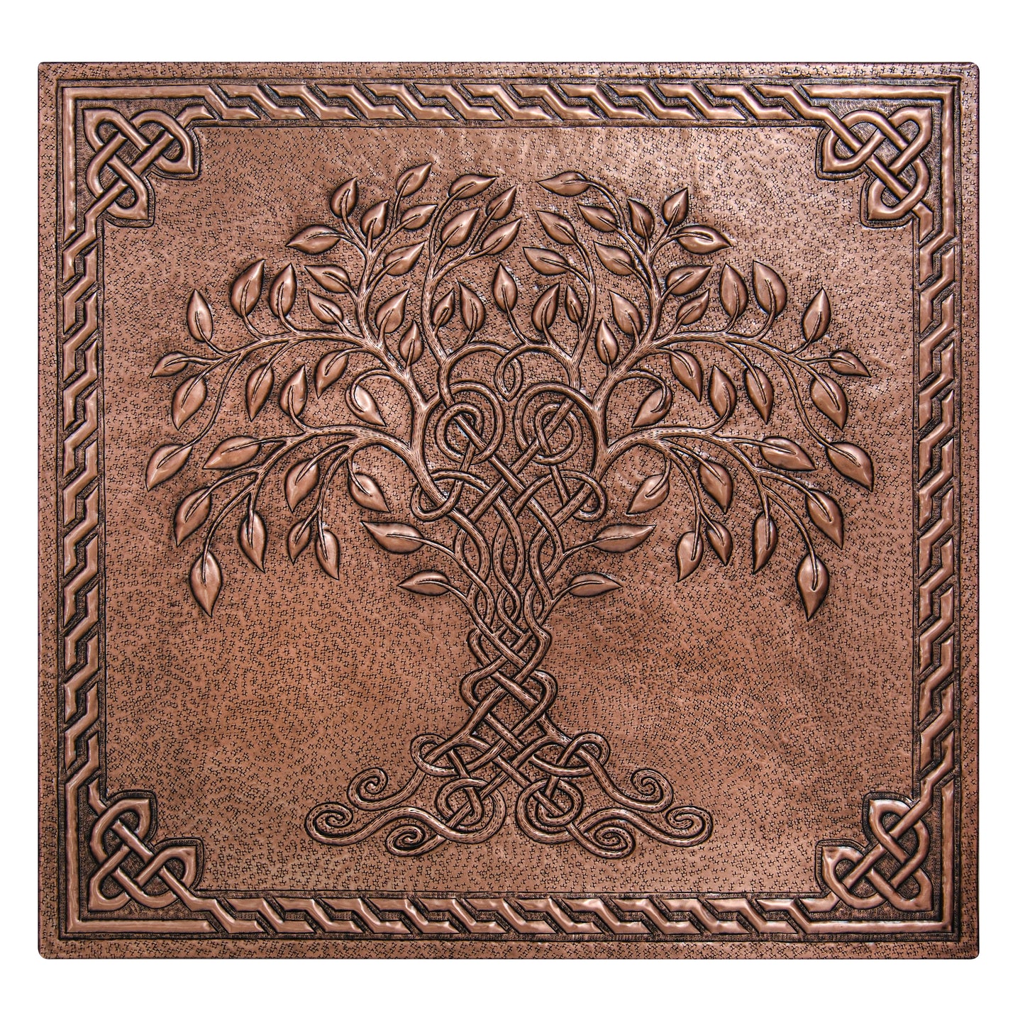 Copper Tree of Life Backsplash | Handmade Copper Kitchen Wall Art
