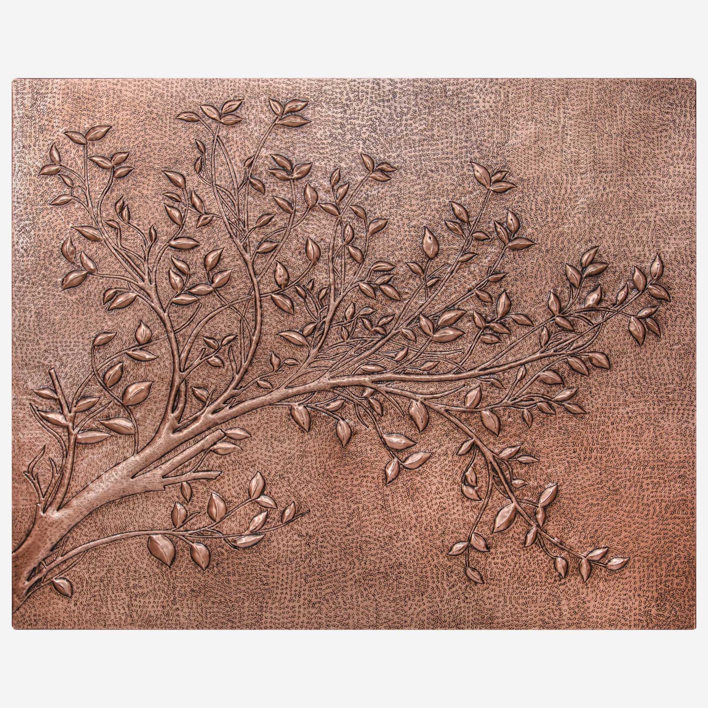 Copper Tree Branches Backsplash | Handmade Rustic Copper Kitchen Wall Art - Natuross