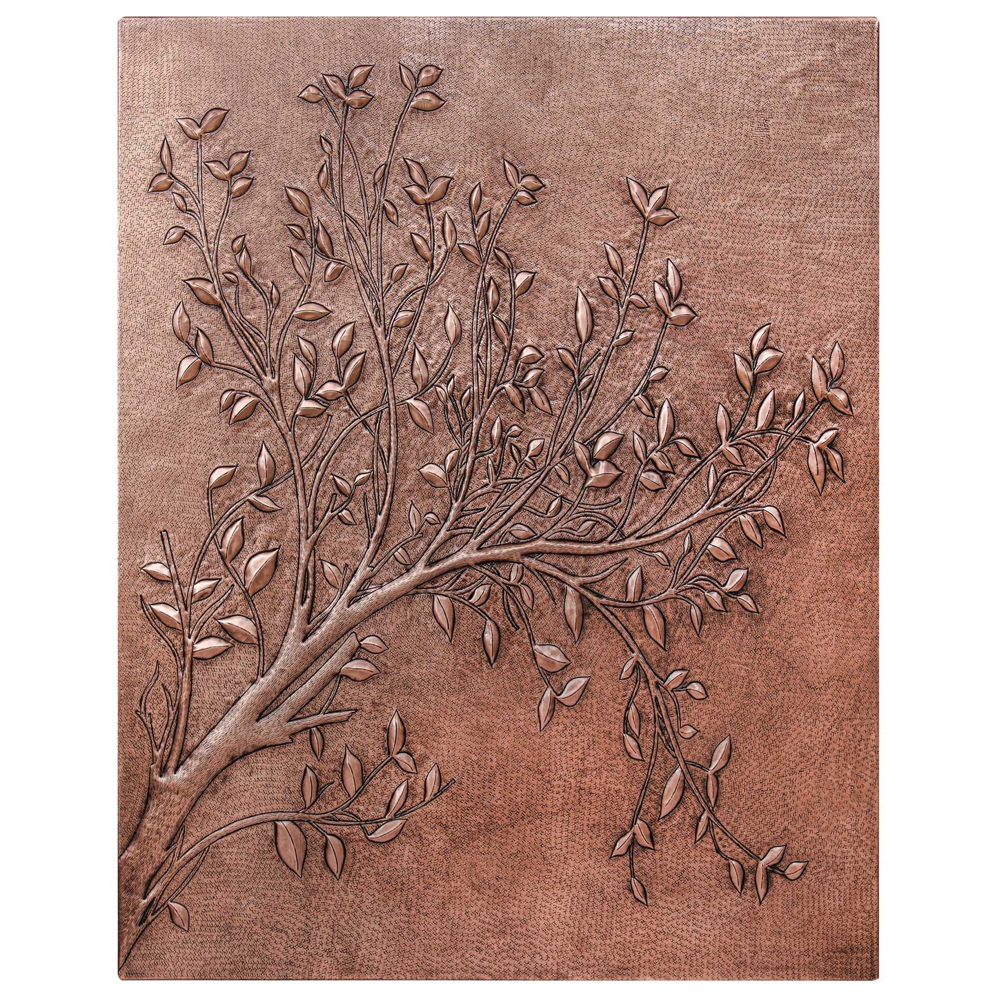 Copper Tree Branches Backsplash | Handmade Rustic Copper Kitchen Wall Art - Natuross