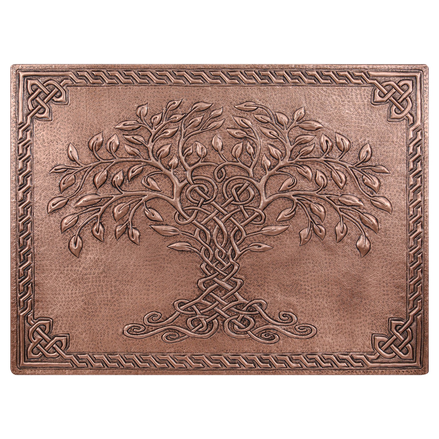 Copper Tree of Life Backsplash | Handmade Copper Kitchen Wall Art
