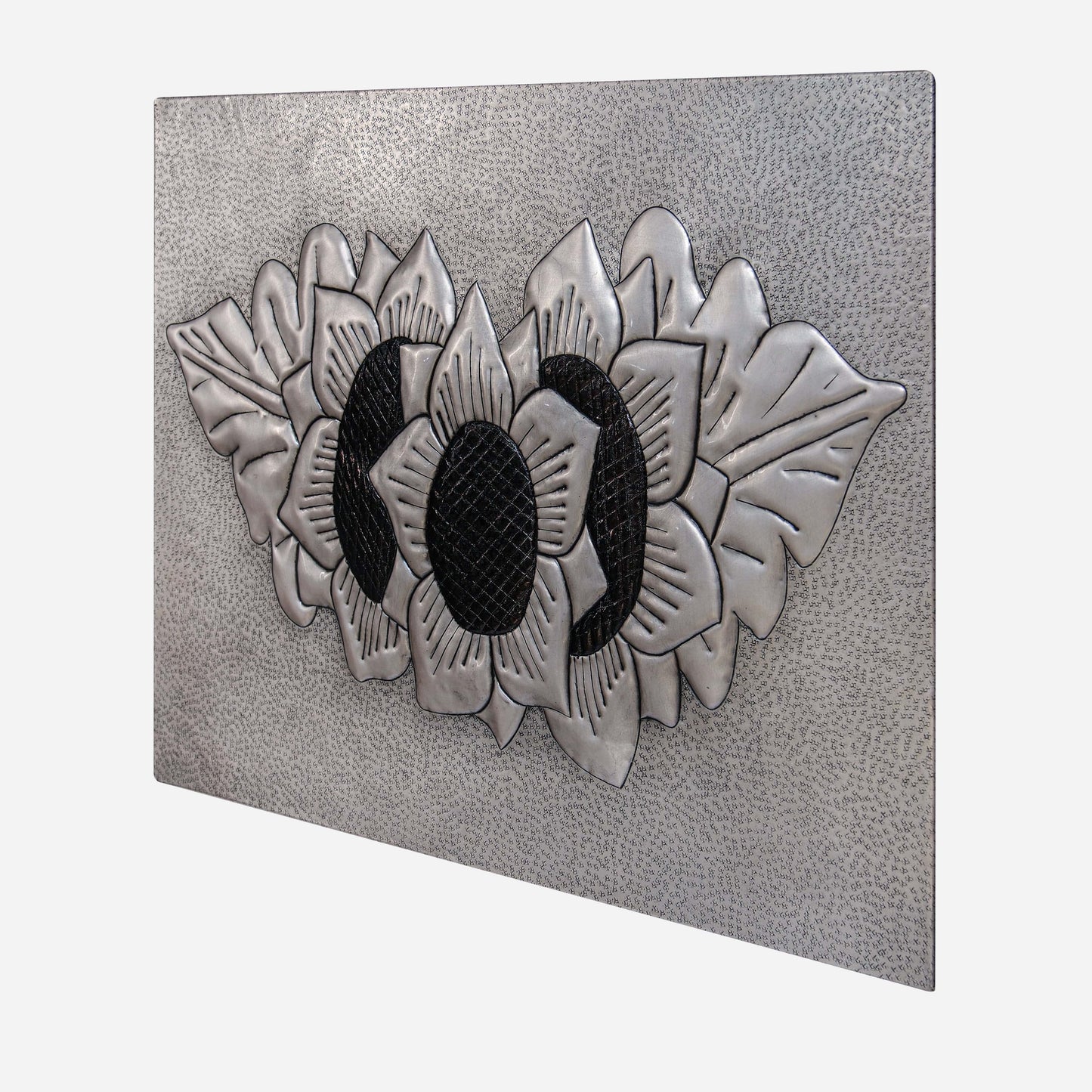Copper Kitchen Backsplash (Sunflowers, Silver&Black Color)