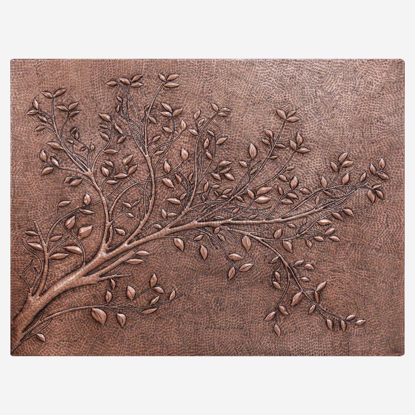 Copper Tree Branches Backsplash | Handmade Rustic Copper Kitchen Wall Art - Natuross