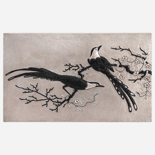 Birds on a Branch Copper Kitchen Backsplash - Natuross