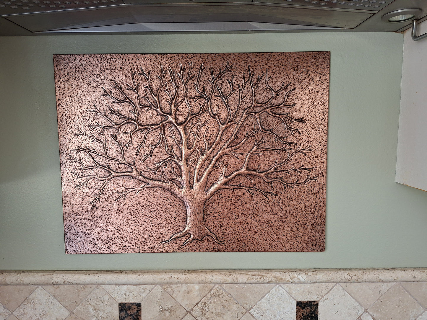 Eternal Tree Copper Backsplash - Natuross