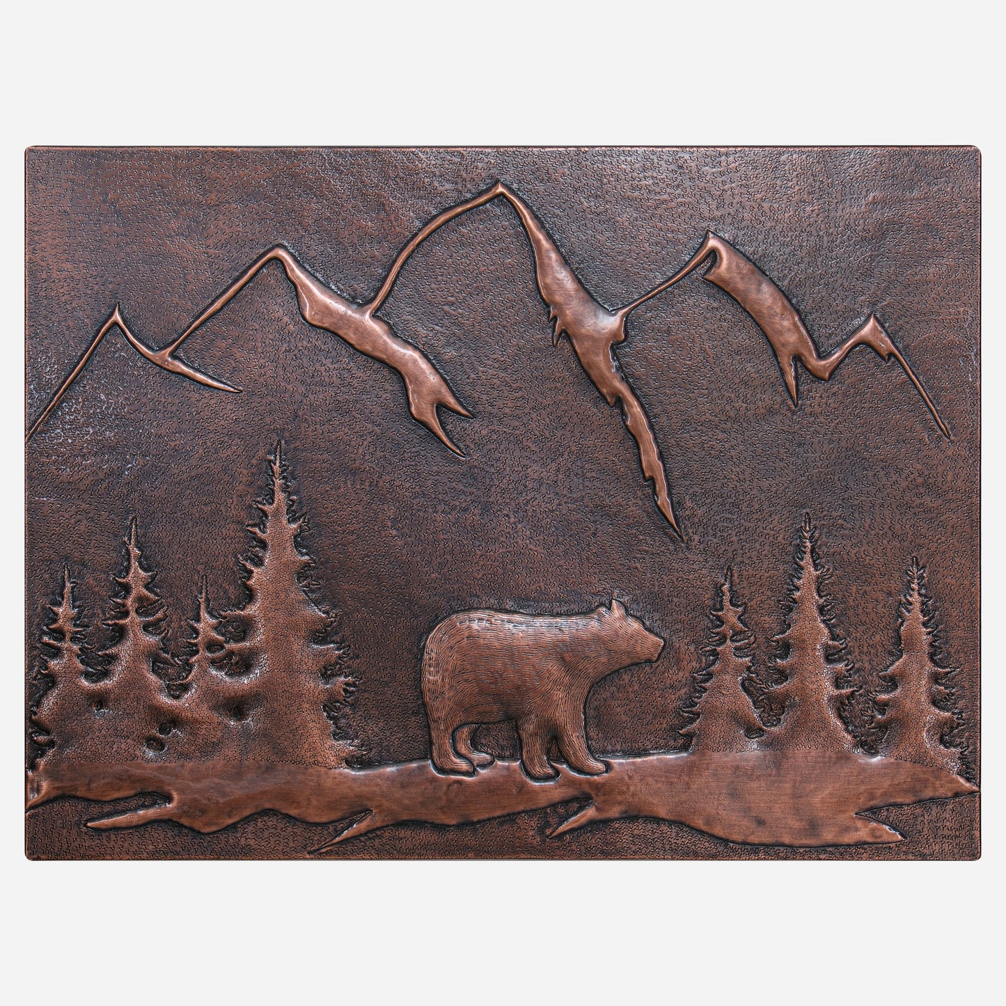 Brown Bear Copper Backsplash