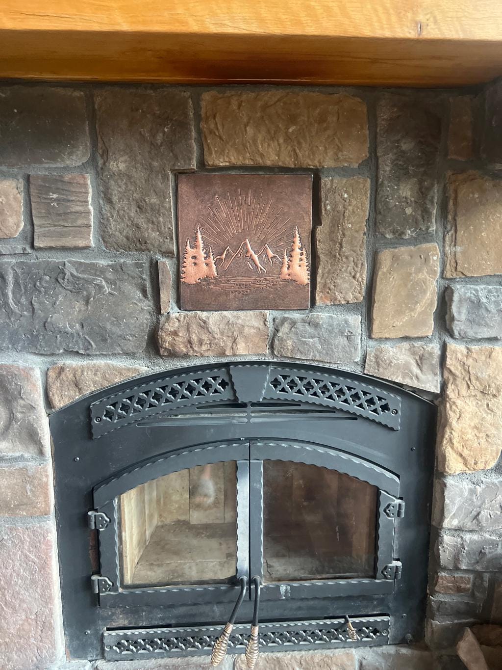 Brown Mountain Sunrise Copper Backsplash