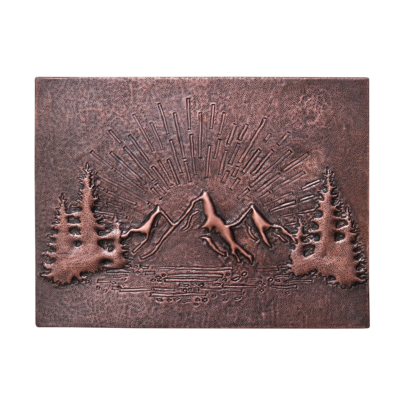 Brown Mountain Sunrise Copper Backsplash