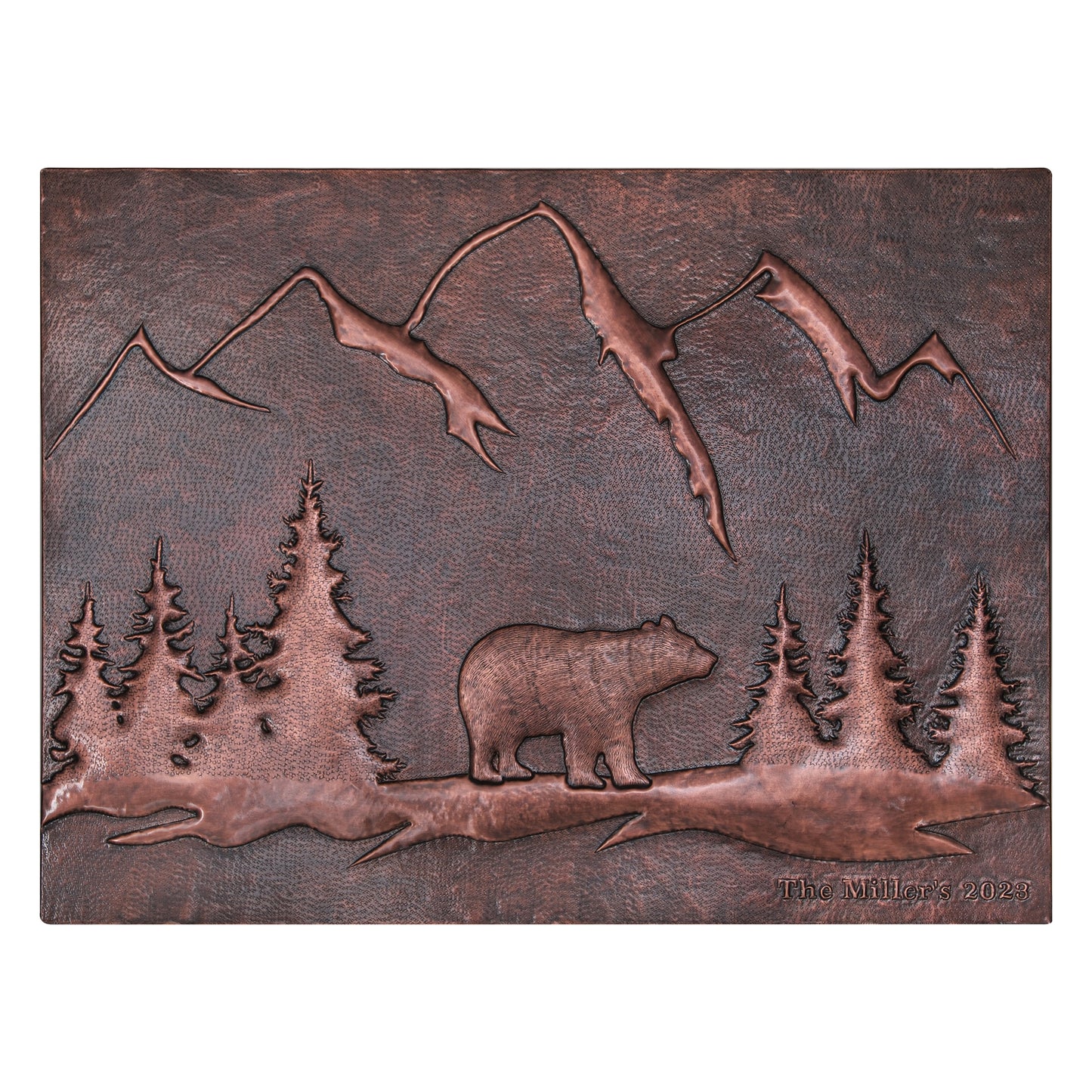 Brown Bear Copper Backsplash