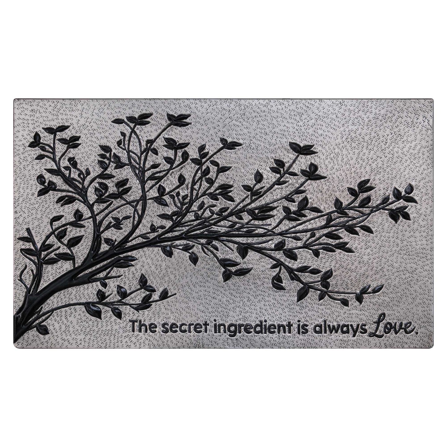 Gray & Black Copper Tree Branches Backsplash | Modern Copper Kitchen Backsplash Panel - Natuross