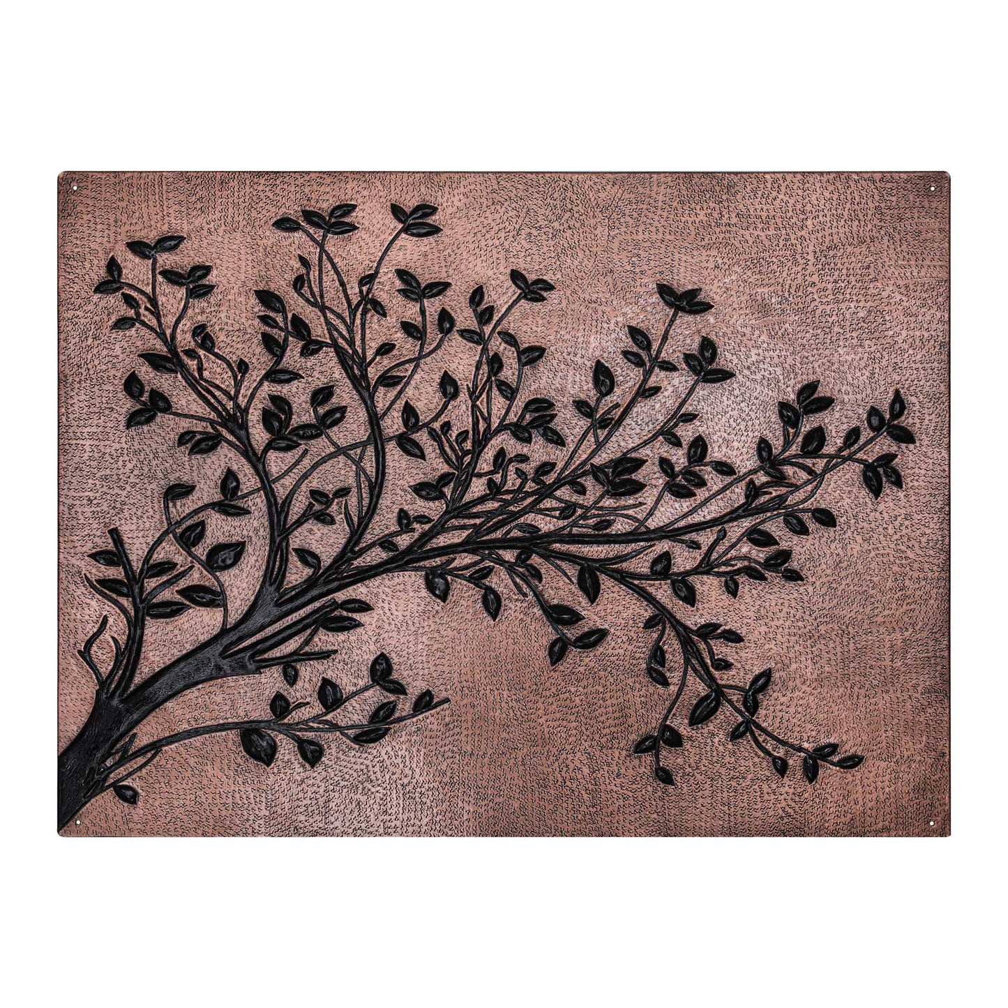 Copper & Black Tree Branches Backsplash | Bold Handmade Copper Kitchen Backsplash Panel - Natuross