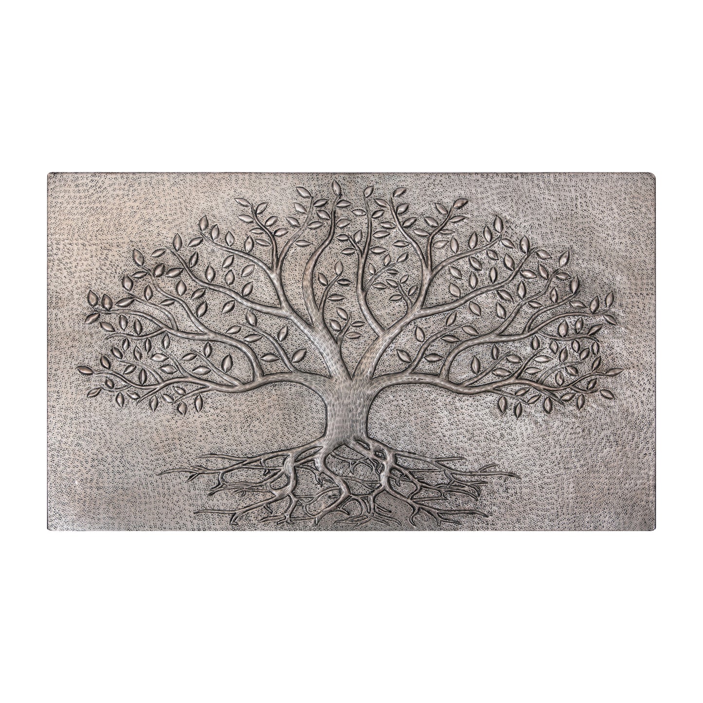 Gray Tree With Roots Copper Backsplash | Metallic Handmade Copper Kitchen Backsplash Panel - Natuross