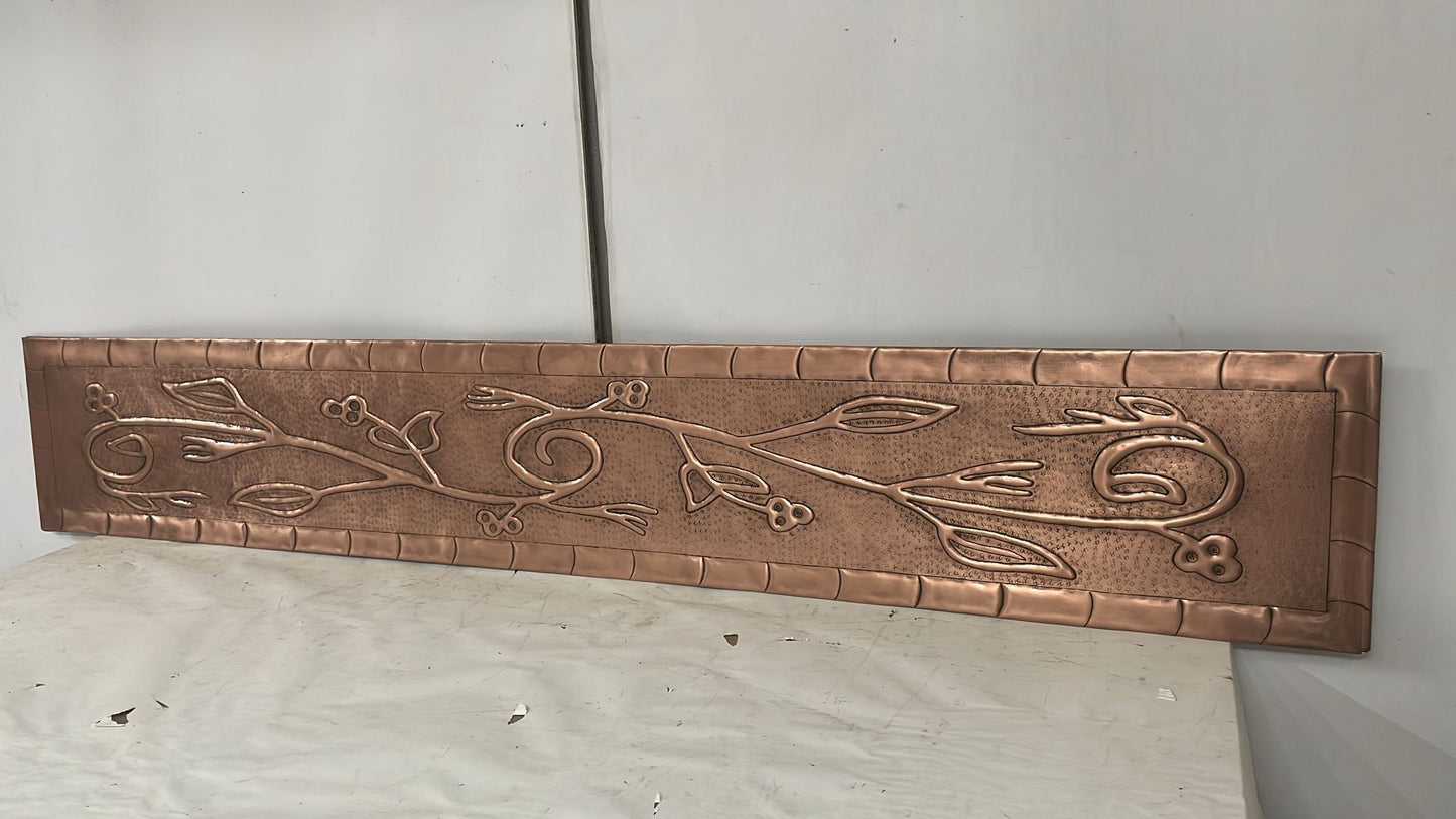 Copper Kitchen Island Panels — Handmade Decorative Copper Inserts - Natuross
