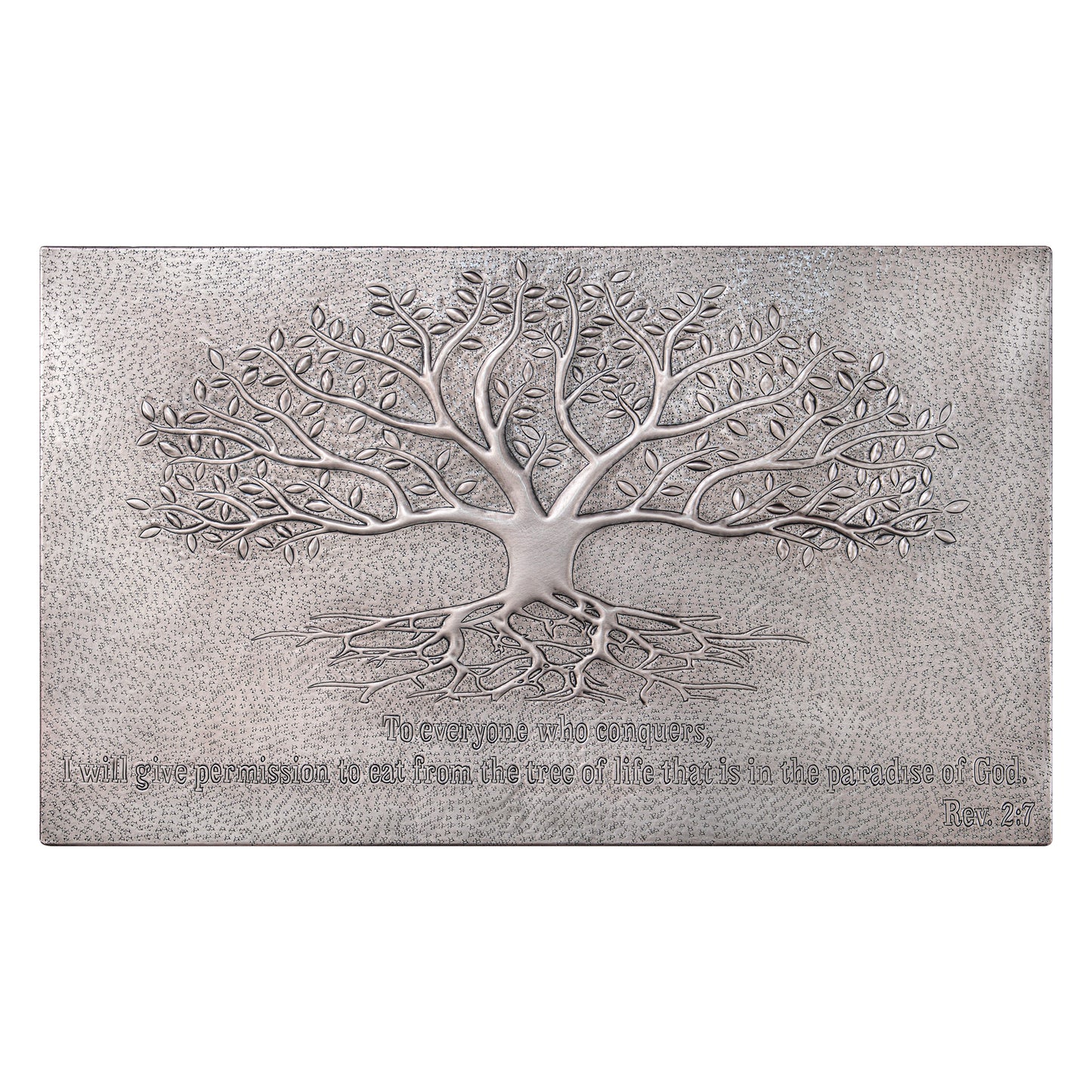 Gray Tree With Roots Copper Backsplash | Metallic Handmade Copper Kitchen Backsplash Panel - Natuross