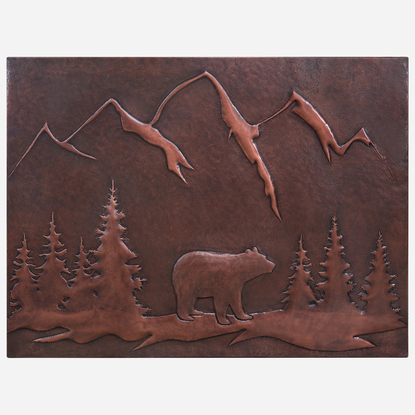 Brown Bear Copper Backsplash