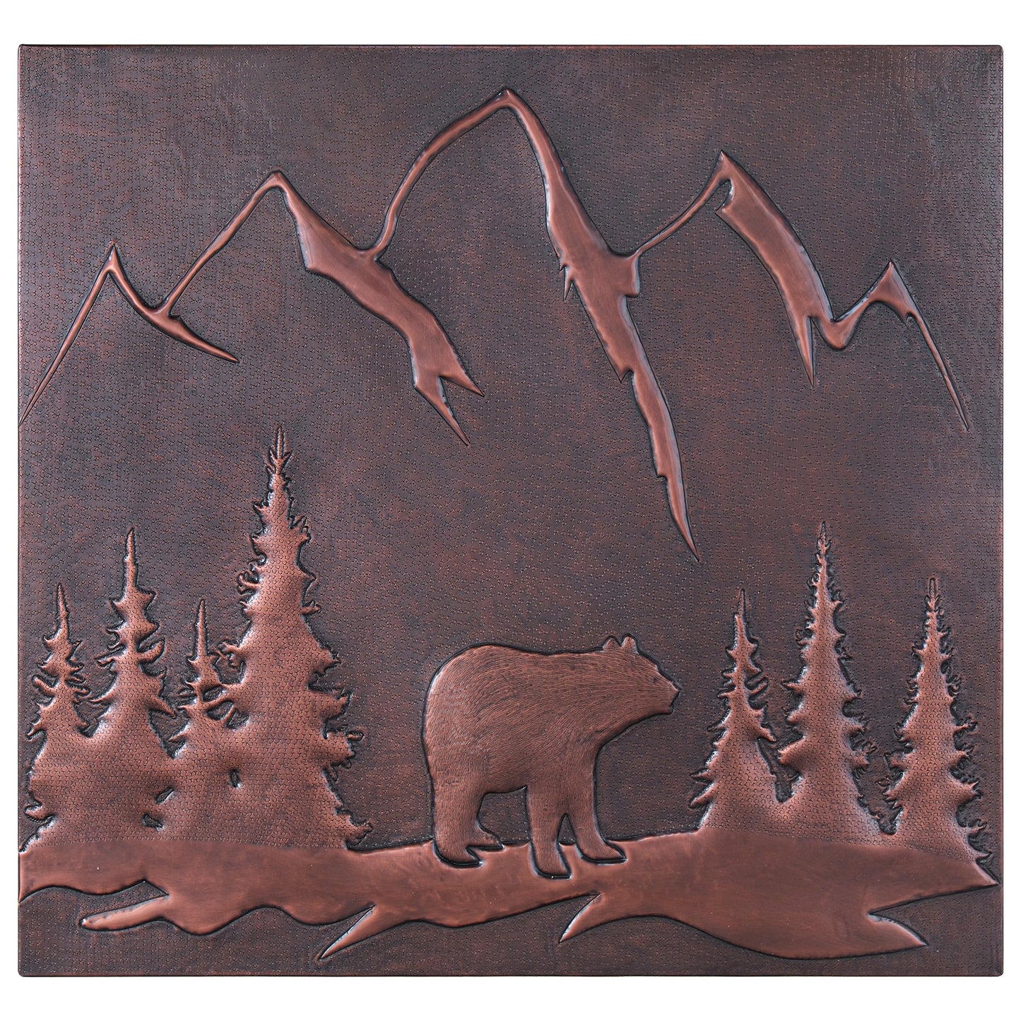 Brown Bear Copper Backsplash