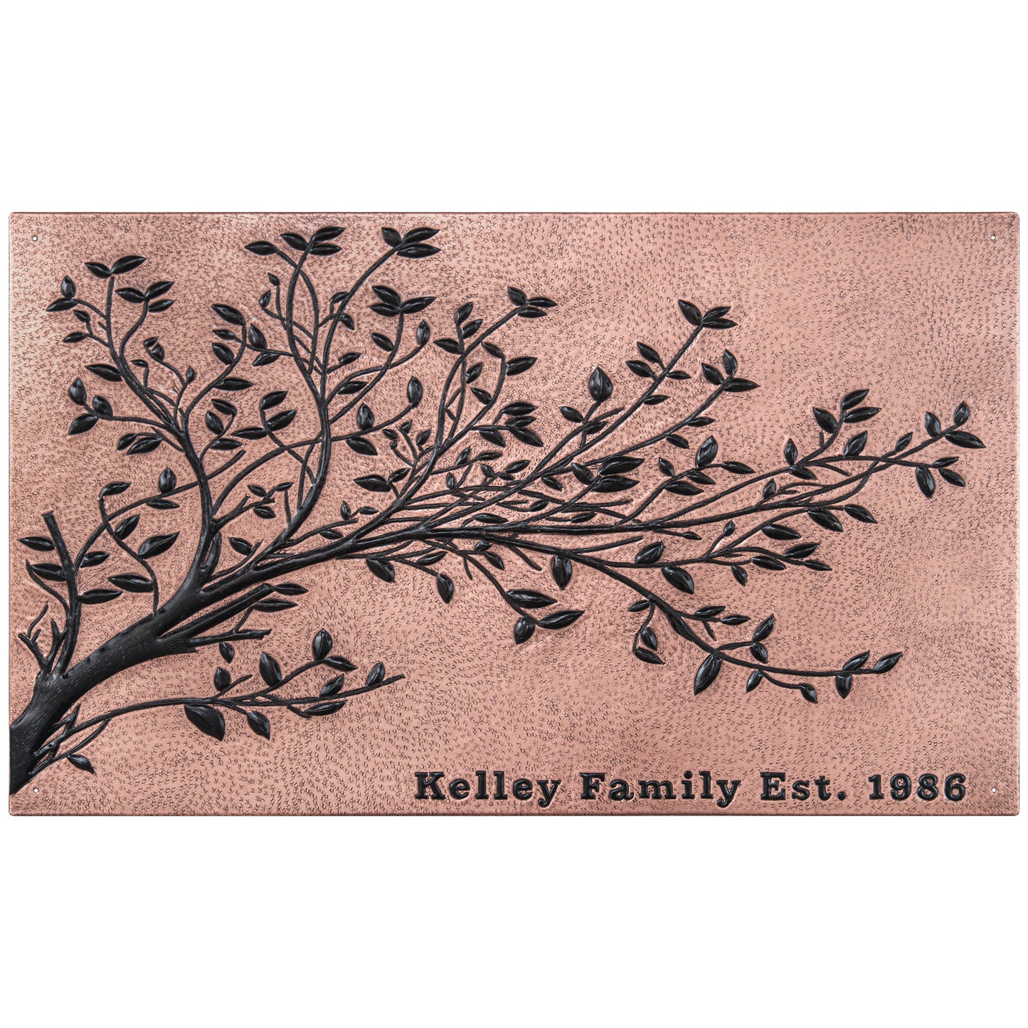 Copper & Black Tree Branches Backsplash | Bold Handmade Copper Kitchen Backsplash Panel - Natuross