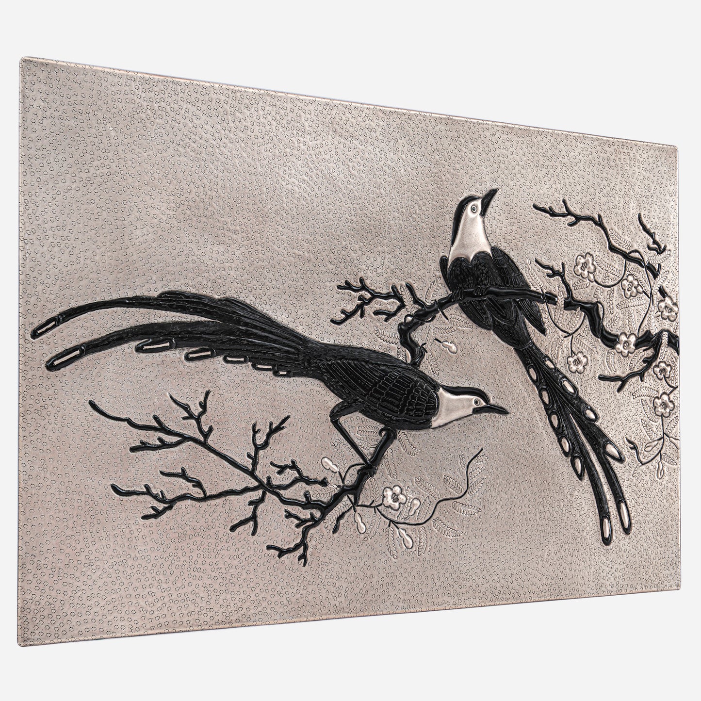 Birds on a Branch Copper Kitchen Backsplash - Natuross