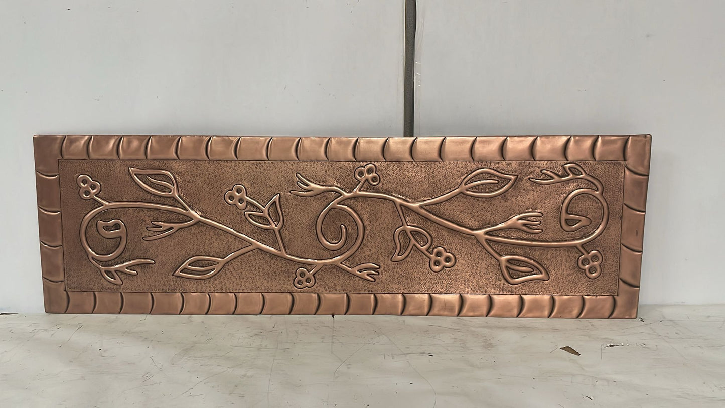 Copper Kitchen Island Panels — Handmade Decorative Copper Inserts - Natuross