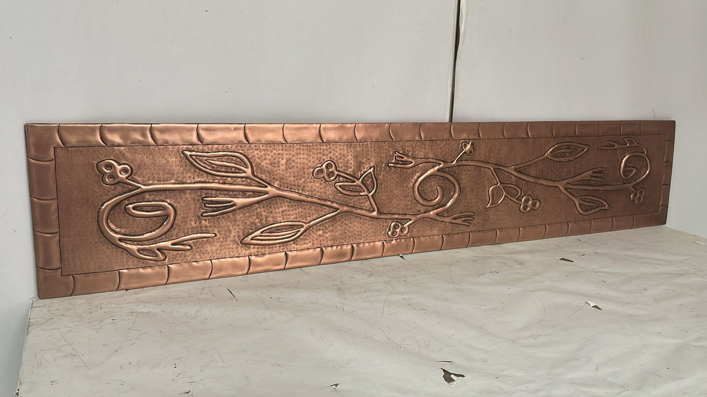 Copper Kitchen Island Panels — Handmade Decorative Copper Inserts - Natuross