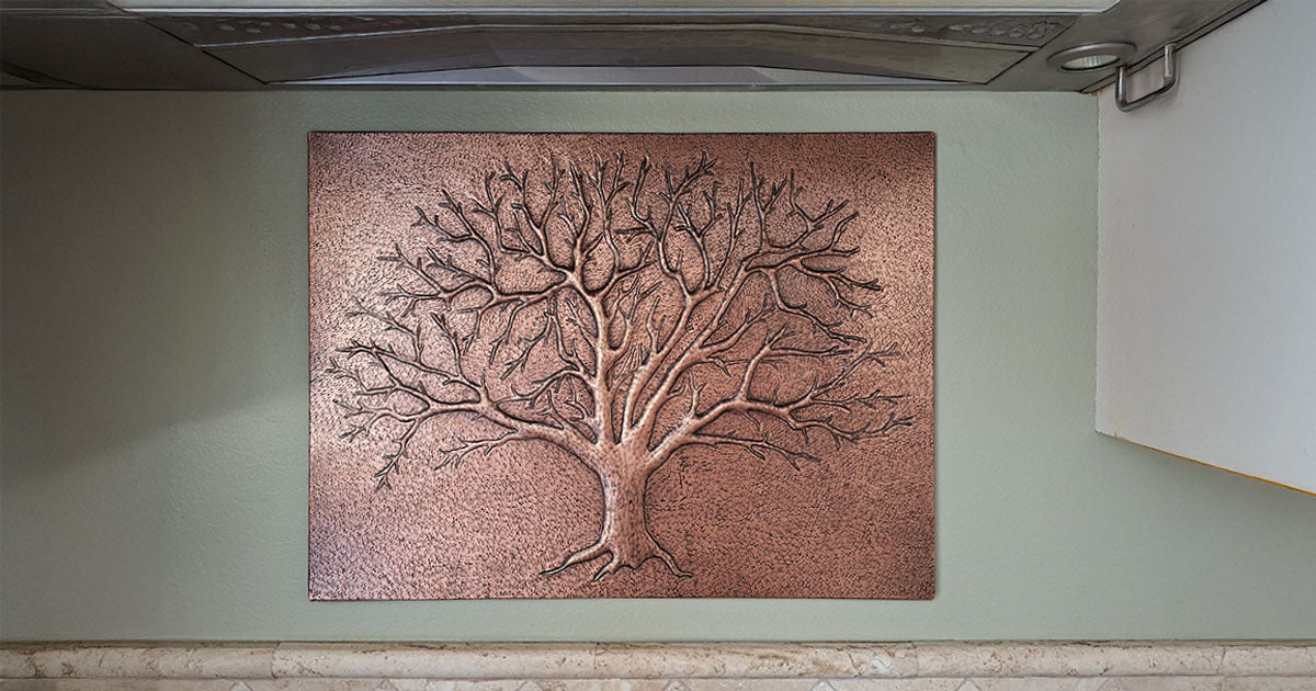 Eternal Tree Copper Backsplash - Natuross