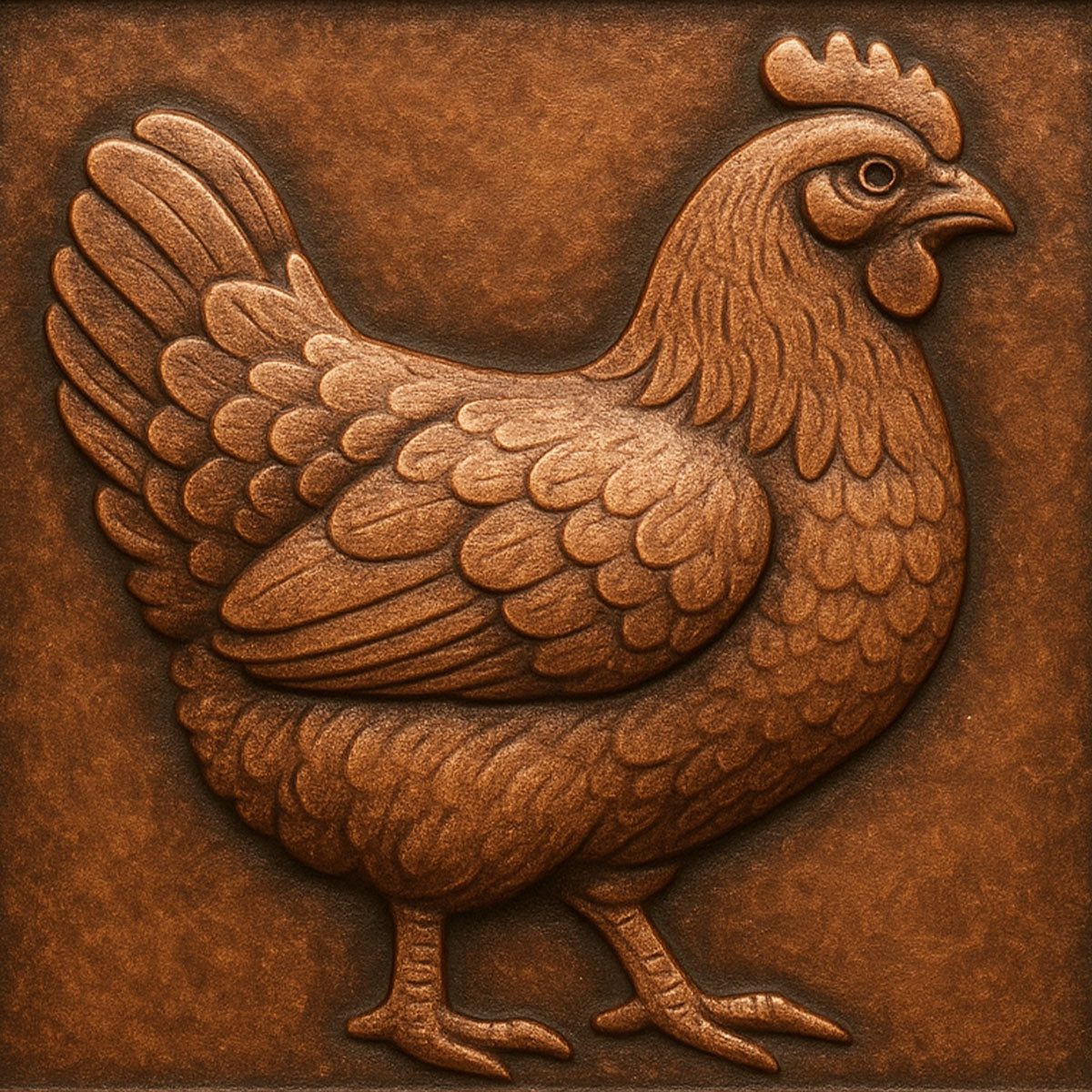 6x6 Copper Backsplash Tile | Handmade Kitchen Tiles - Natuross