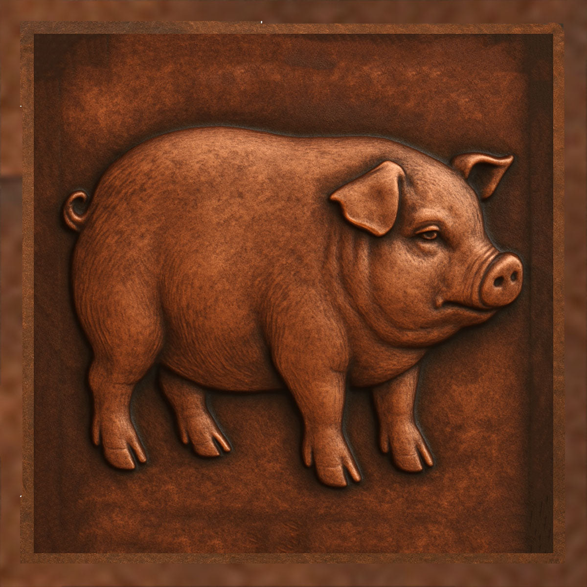 6x6 Copper Backsplash Tile | Handmade Kitchen Tiles - Natuross