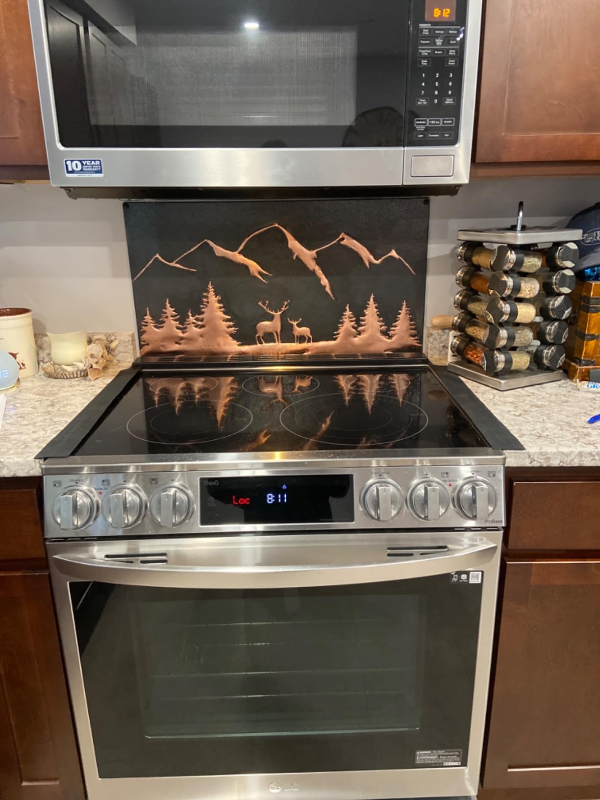 Black Deer Copper Backsplash