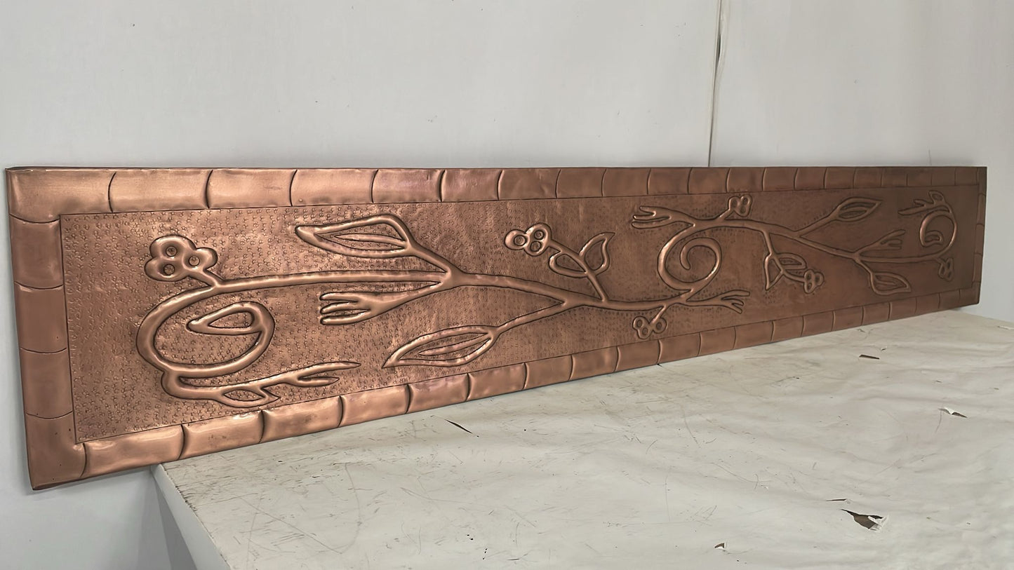 Copper Kitchen Island Panels — Handmade Decorative Copper Inserts - Natuross