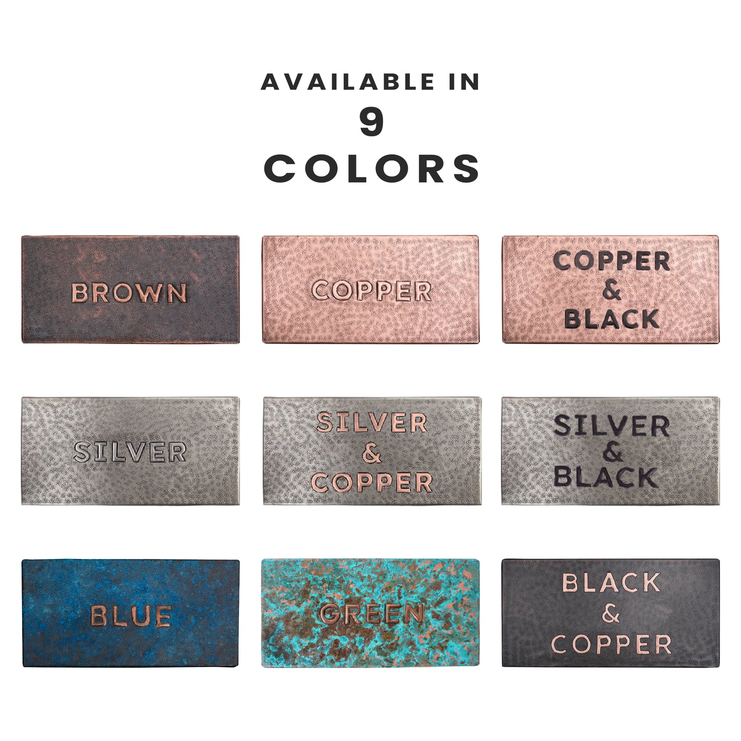 6x6 Copper Backsplash Tile | Handmade Kitchen Tiles - Natuross