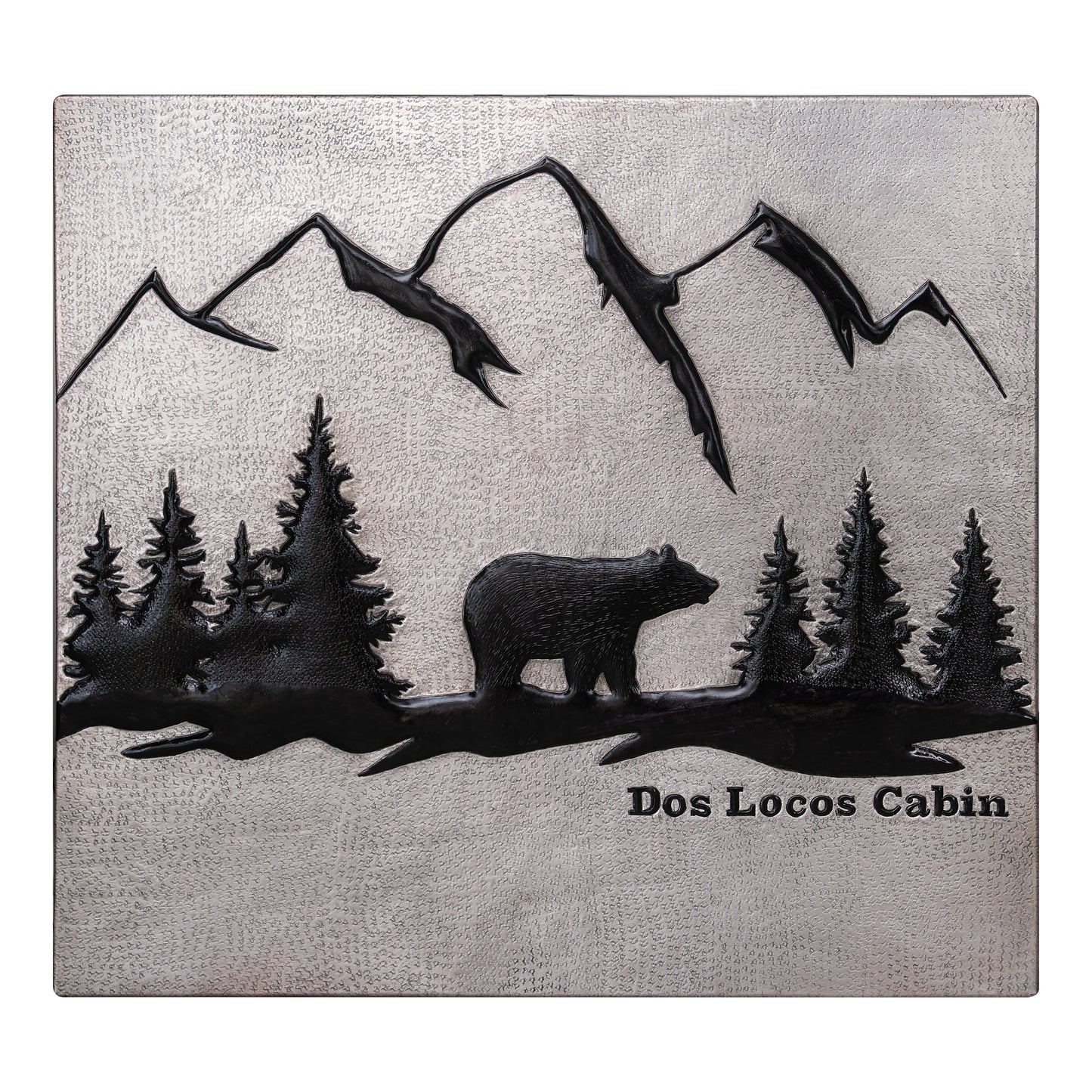 Gray & Black Bear Copper Backsplash
