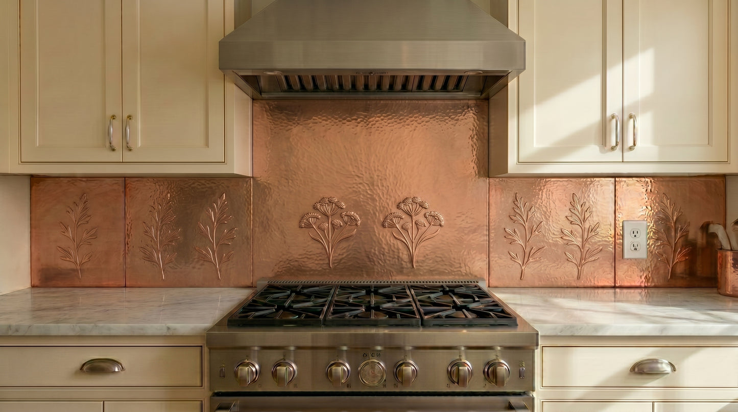 Artemisia Copper Backsplash