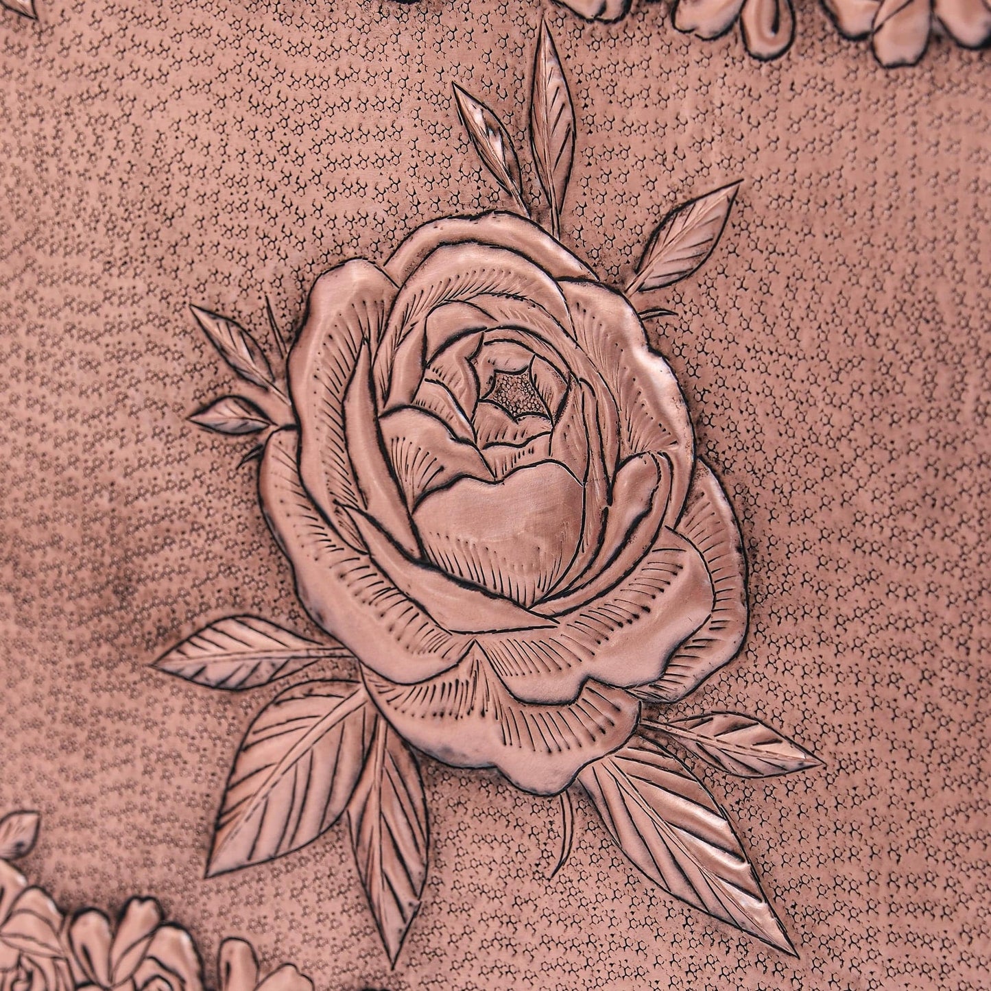 Copper Kitchen Backsplash (Roses) - Natuross