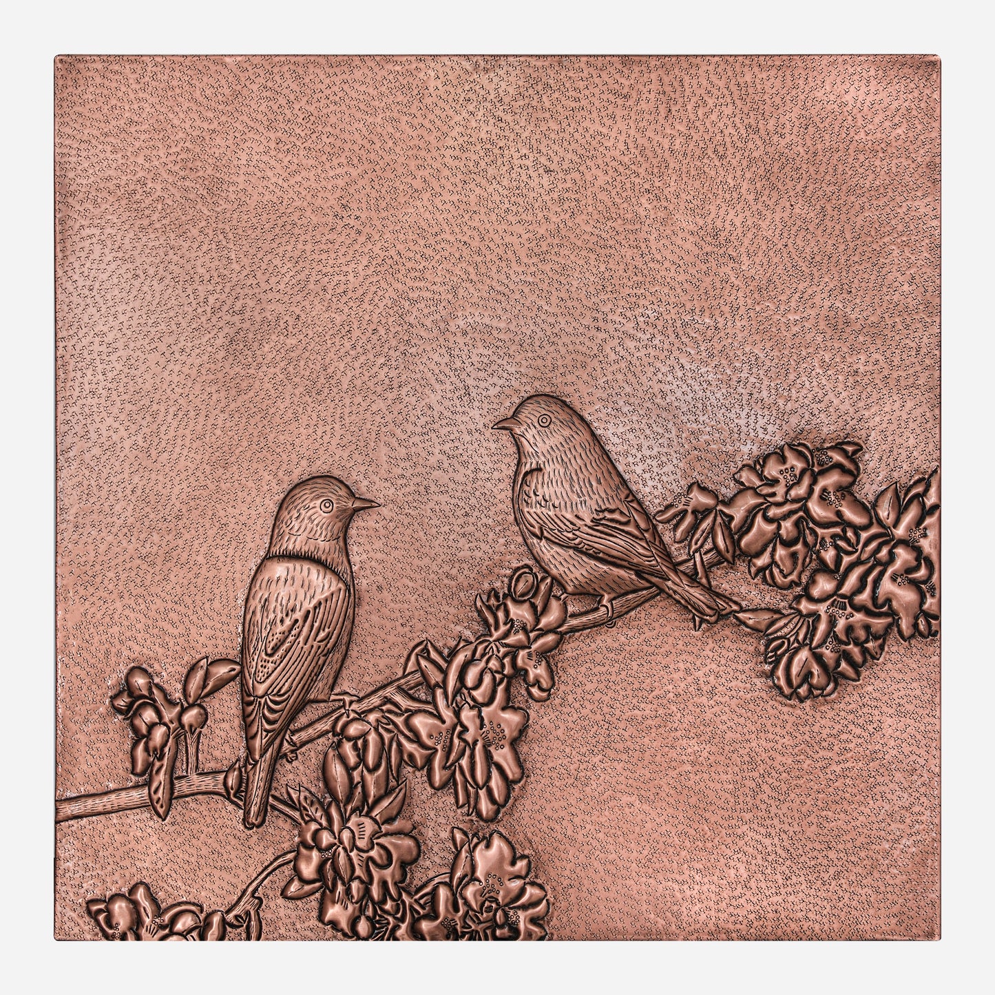 Birds on a Tree Branch Copper Kitchen Backsplash - Natuross