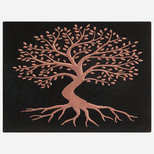 Tree with Roots Copper Kitchen Backsplash