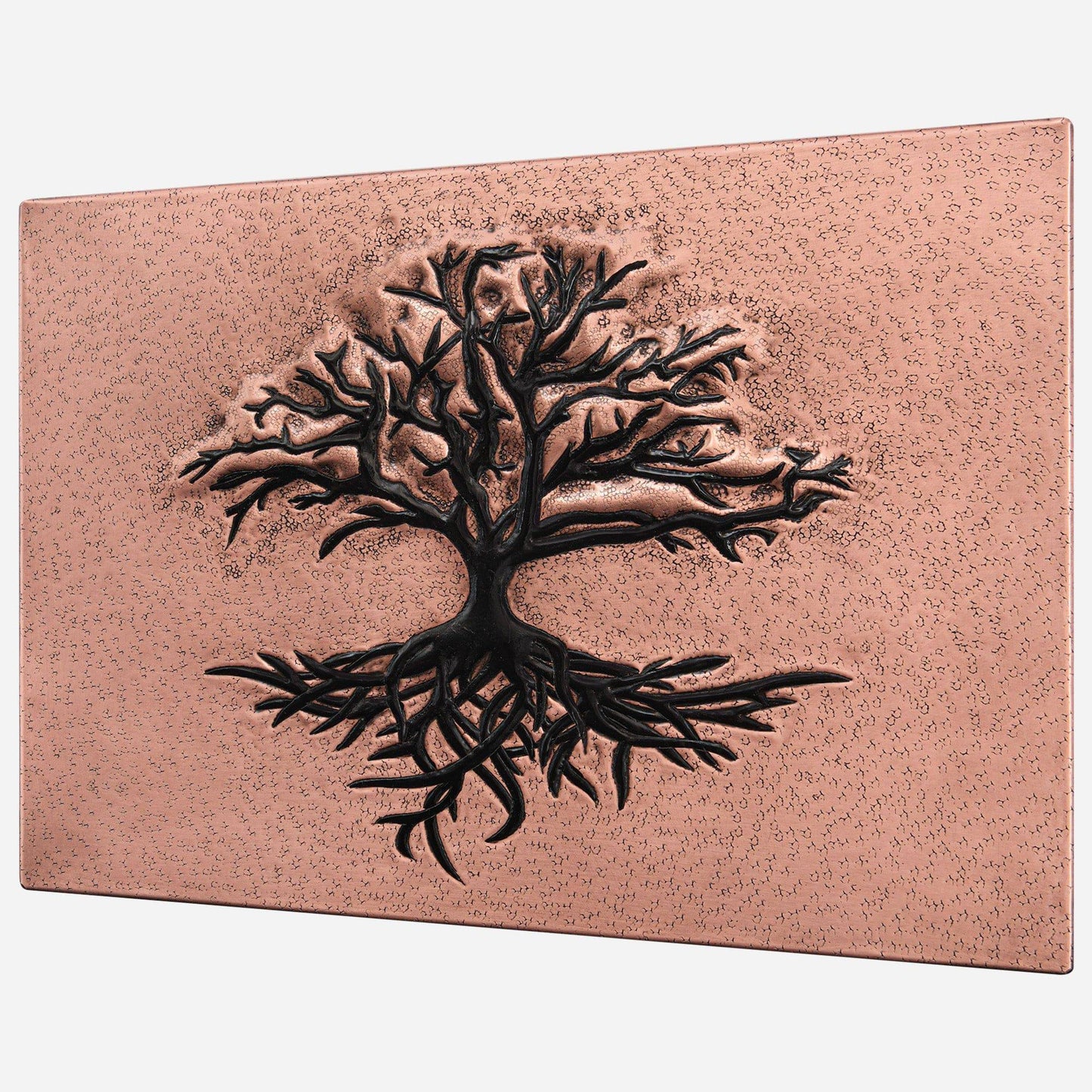 Tree with Roots Copper Kitchen Backsplash Tile