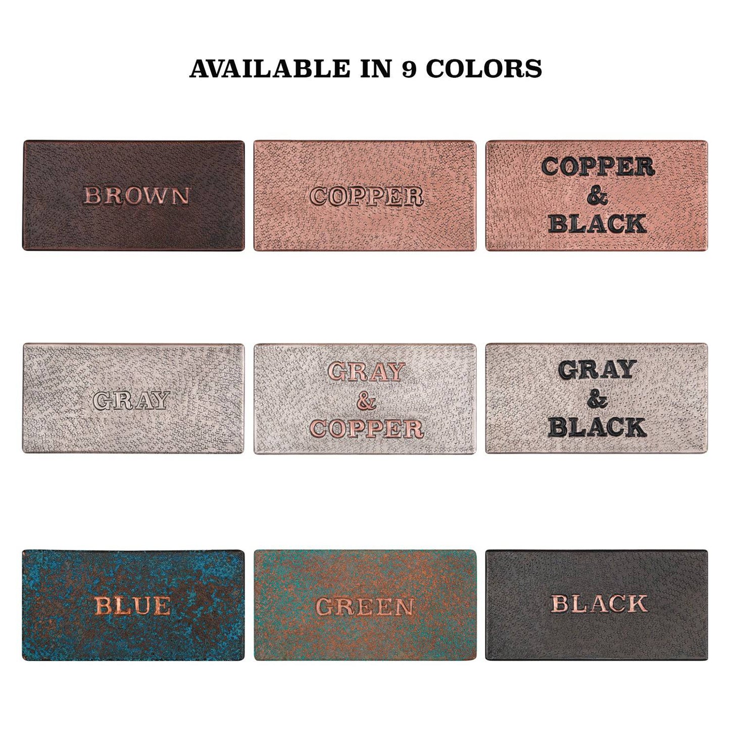 Natuross Color Chart