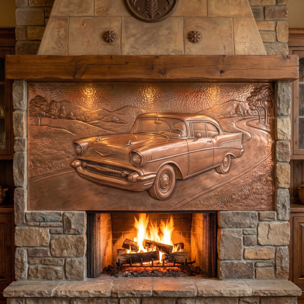 Classic Car Copper Panel