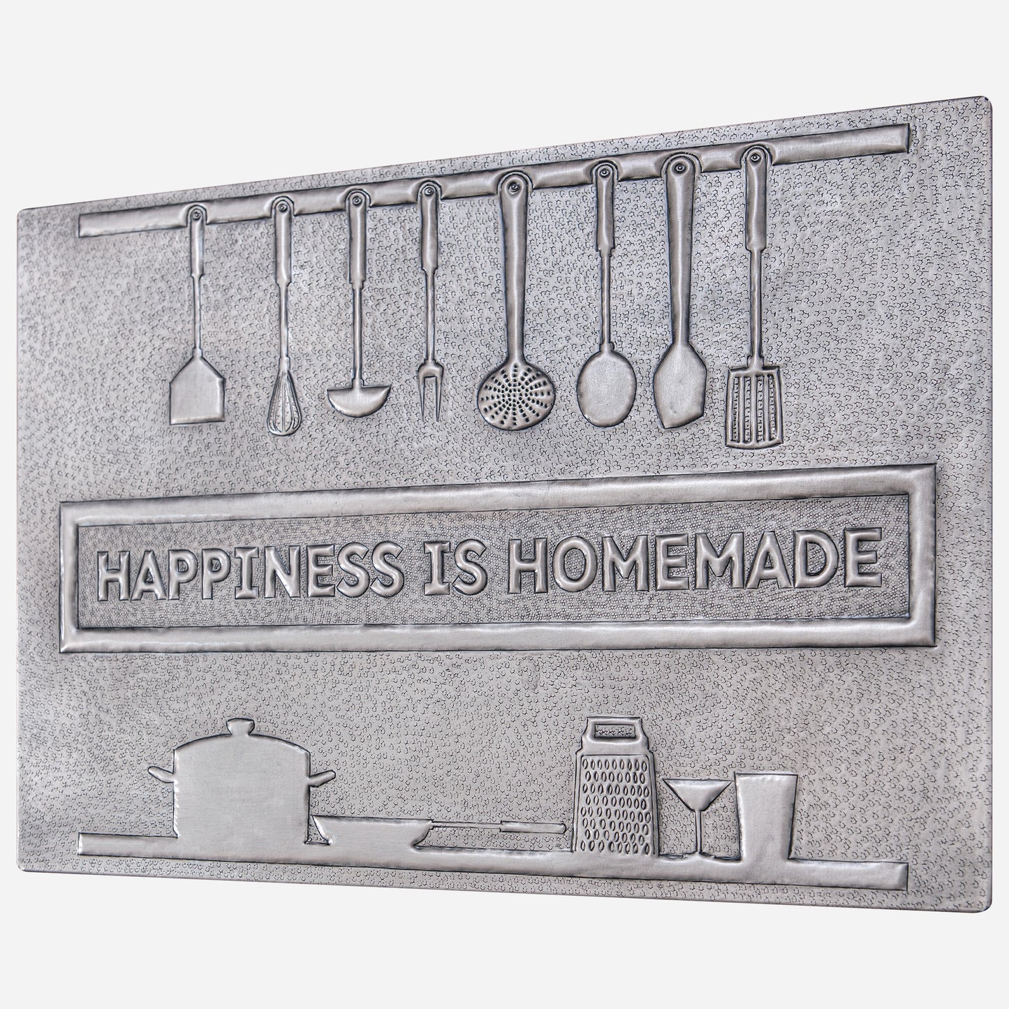 Cozy Home Kitchen Backsplash Tile - Copper Happiness is Homemade - Gray - Natuross