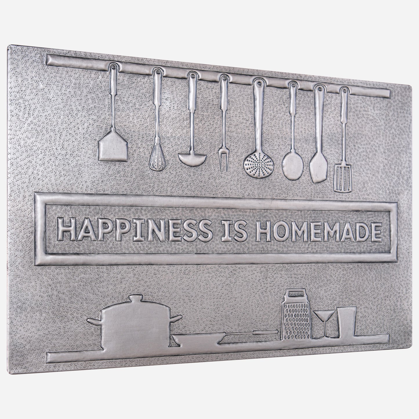 Cozy Home Kitchen Backsplash Tile - Copper Happiness is Homemade - Gray - Natuross