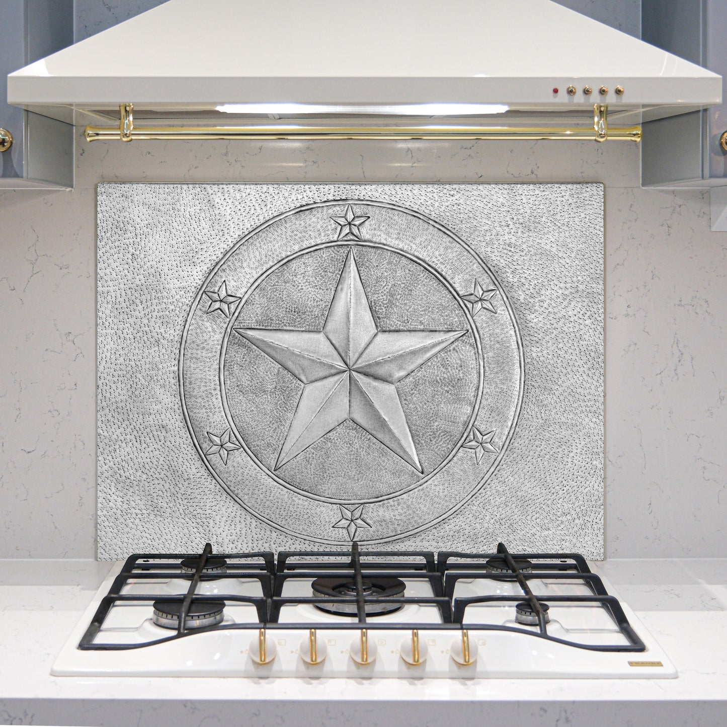 Western Kitchen Backsplash Tile - Copper Lone Star - Gray - Natuross