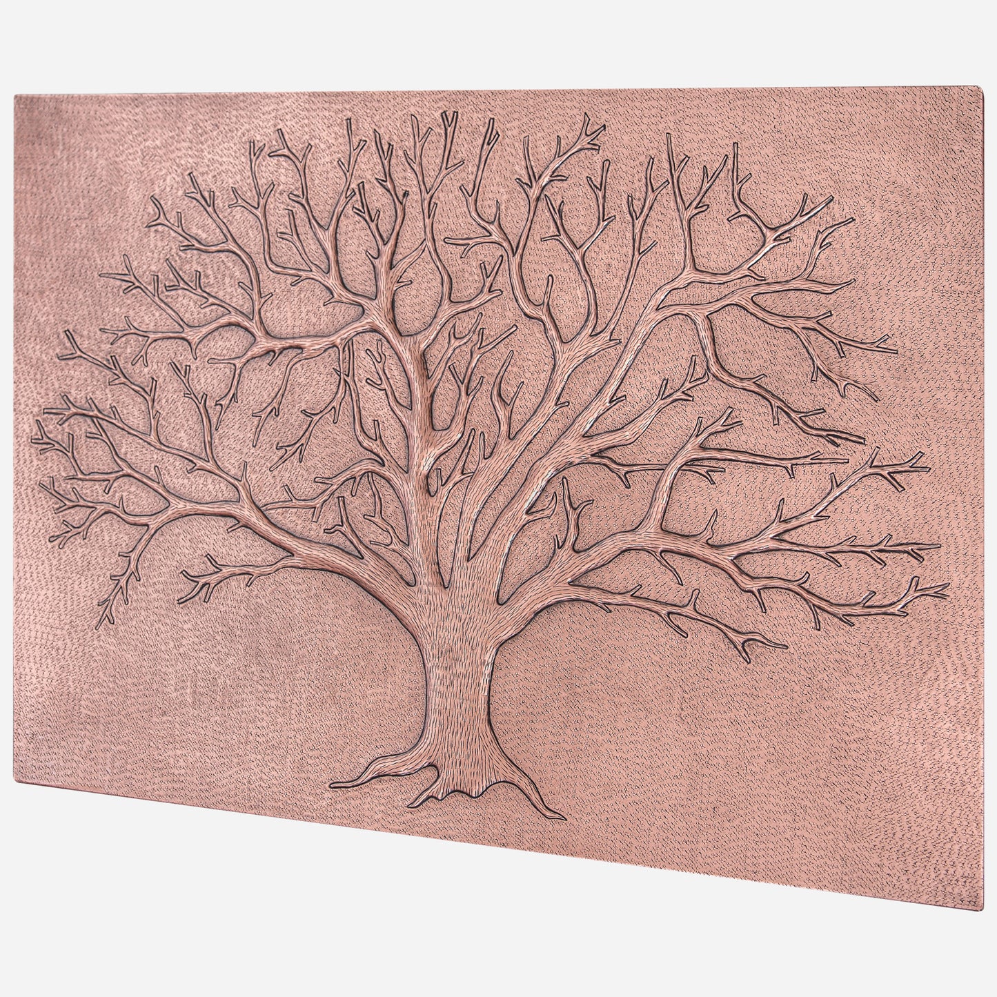 Nature-Inspired Kitchen Backsplash Tile – Copper Tree of Nature – Natural Copper - Natuross