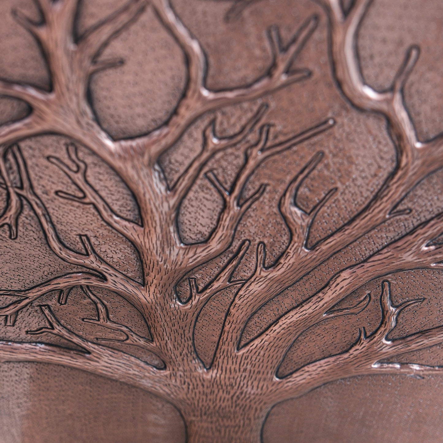 Nature-Inspired Kitchen Backsplash Tile – Copper Tree of Nature – Natural Copper - Natuross