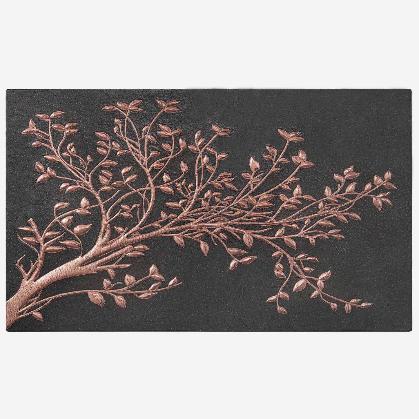 Rustic Kitchen Backsplash Tile - Copper Tree Branches - Black - Natuross